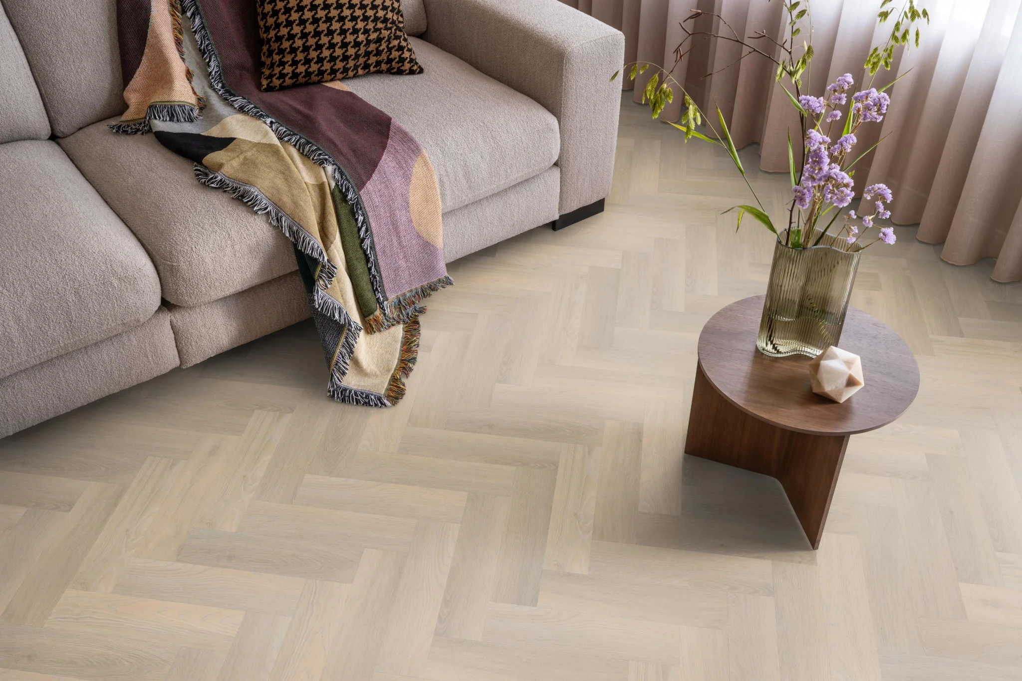 Ambiant Spigato Avanto visgraat smal dryback beige - Afbeelding 6