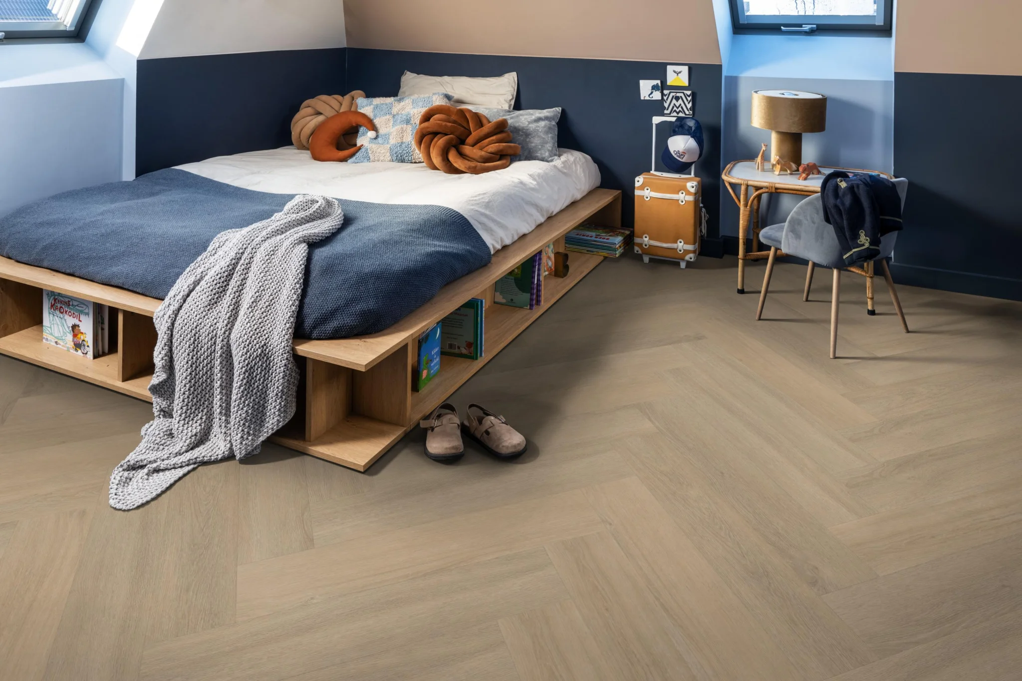 Ambiant Spigato Viranto visgraat dryback warm beige - Afbeelding 2