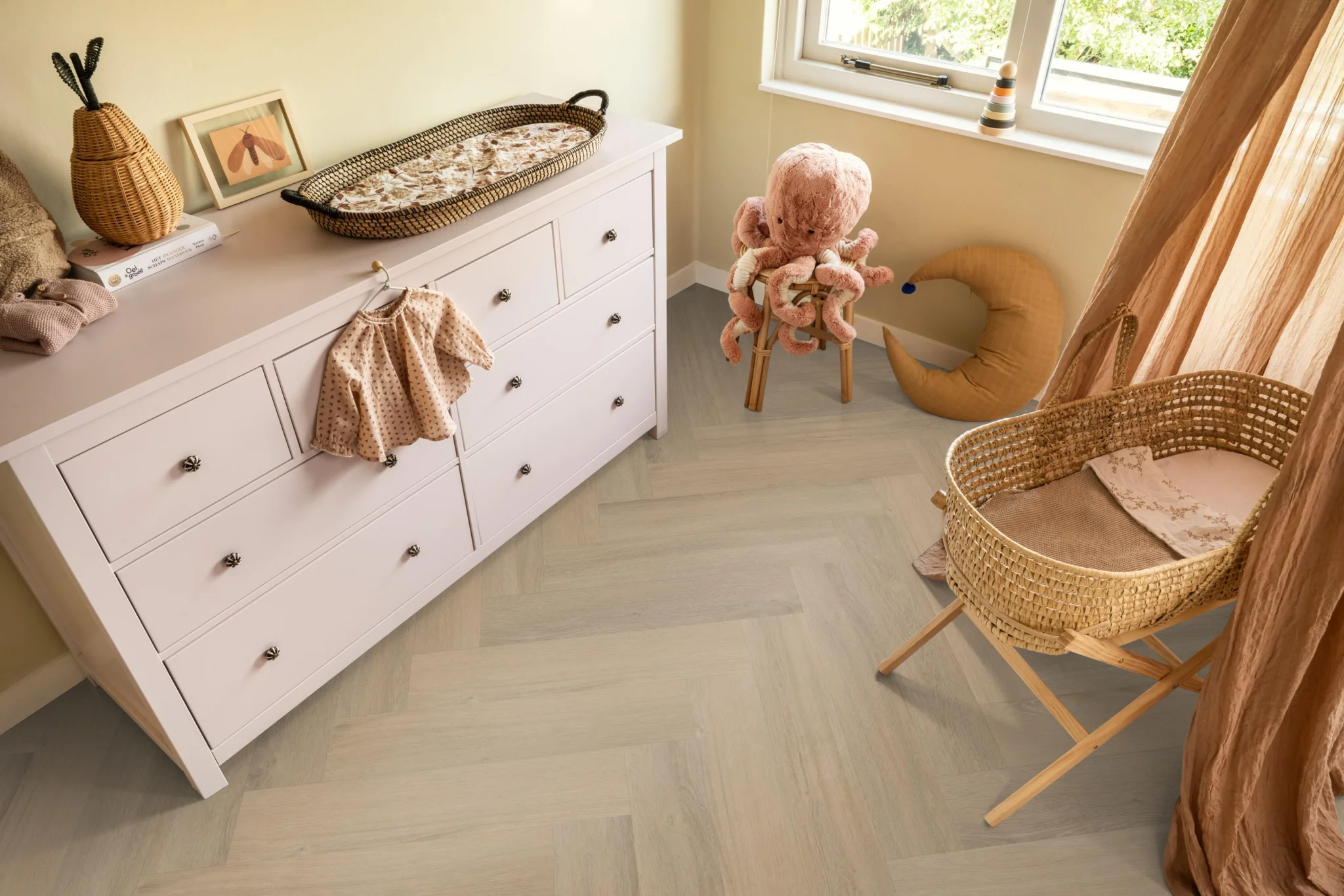 Ambiant Spigato Viranto visgraat dryback warm beige - Afbeelding 4