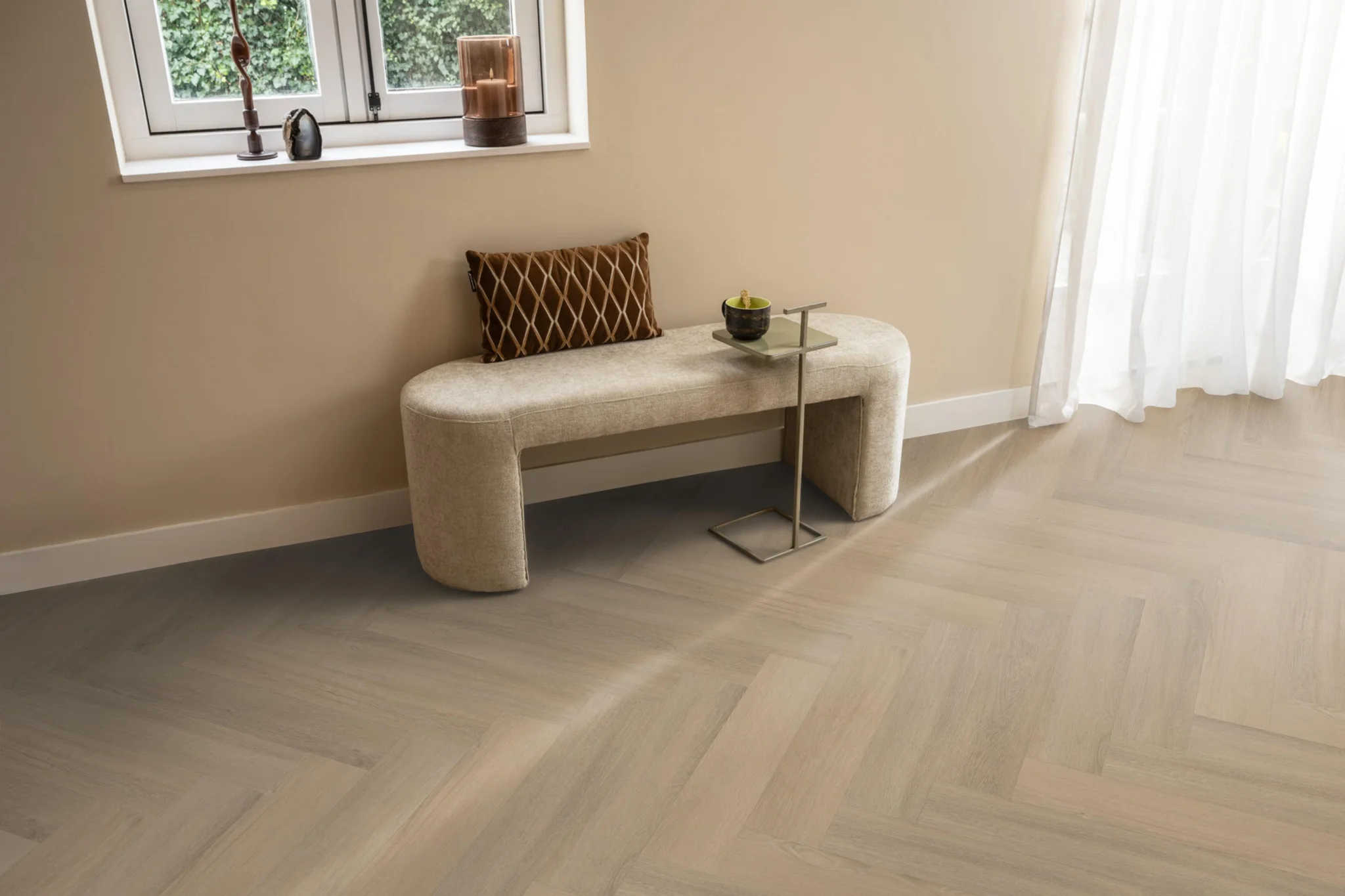 Ambiant Spigato Viranto visgraat dryback warm beige - Afbeelding 8