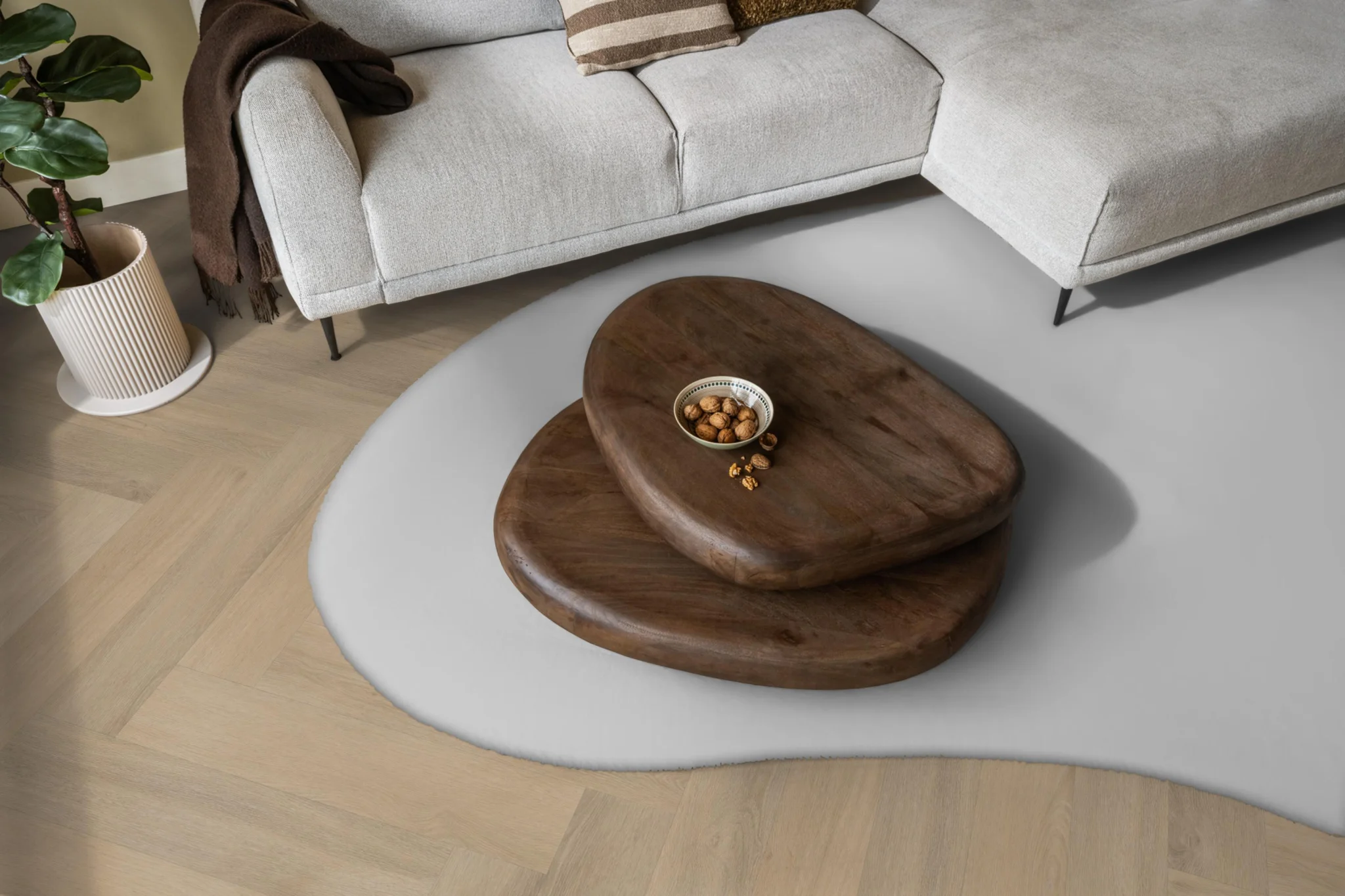 Ambiant Spigato Viranto visgraat dryback warm beige - Afbeelding 9