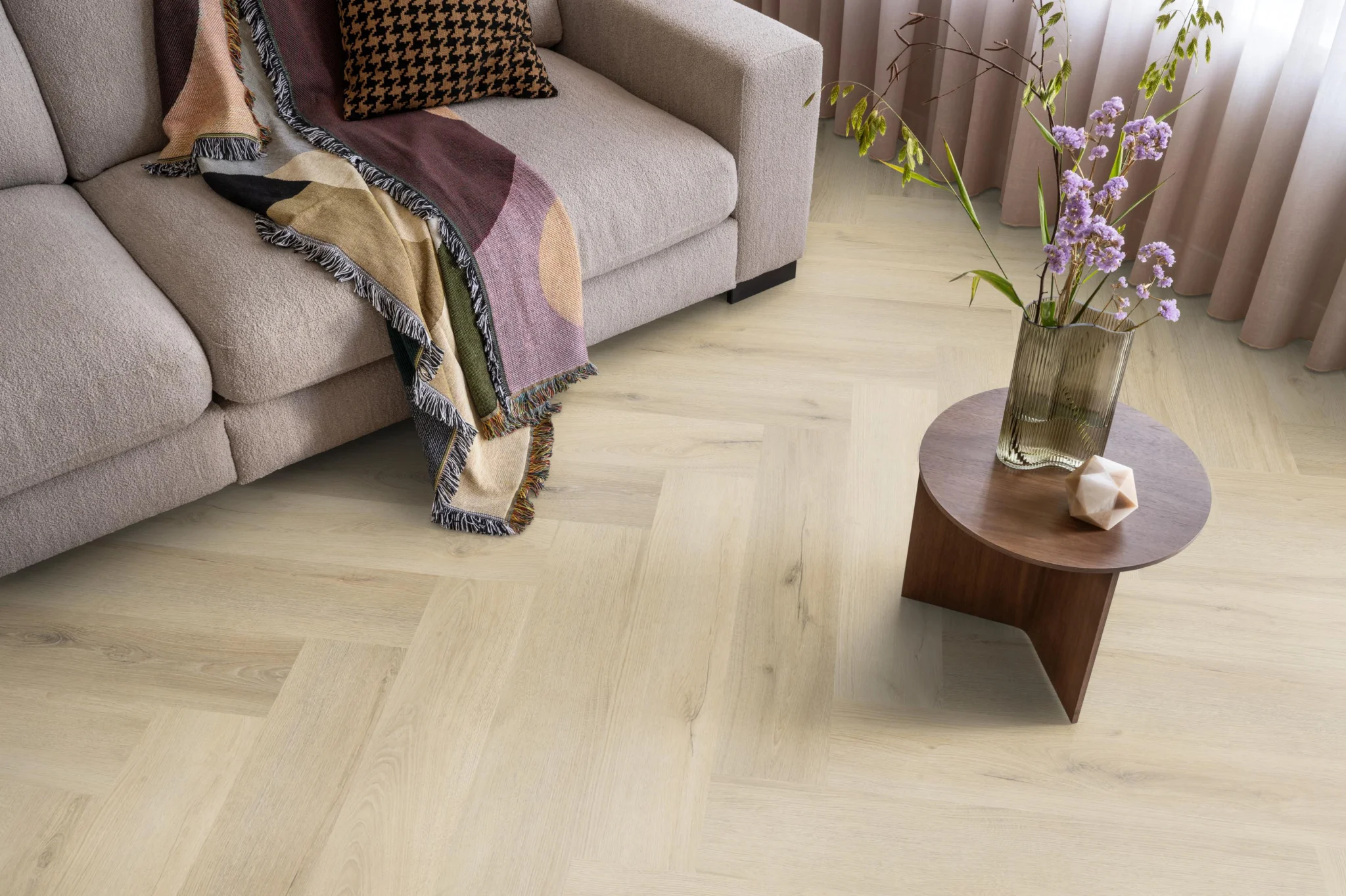 Ambiant Spigato xl Valento visgraat dryback warm beige - Afbeelding 6