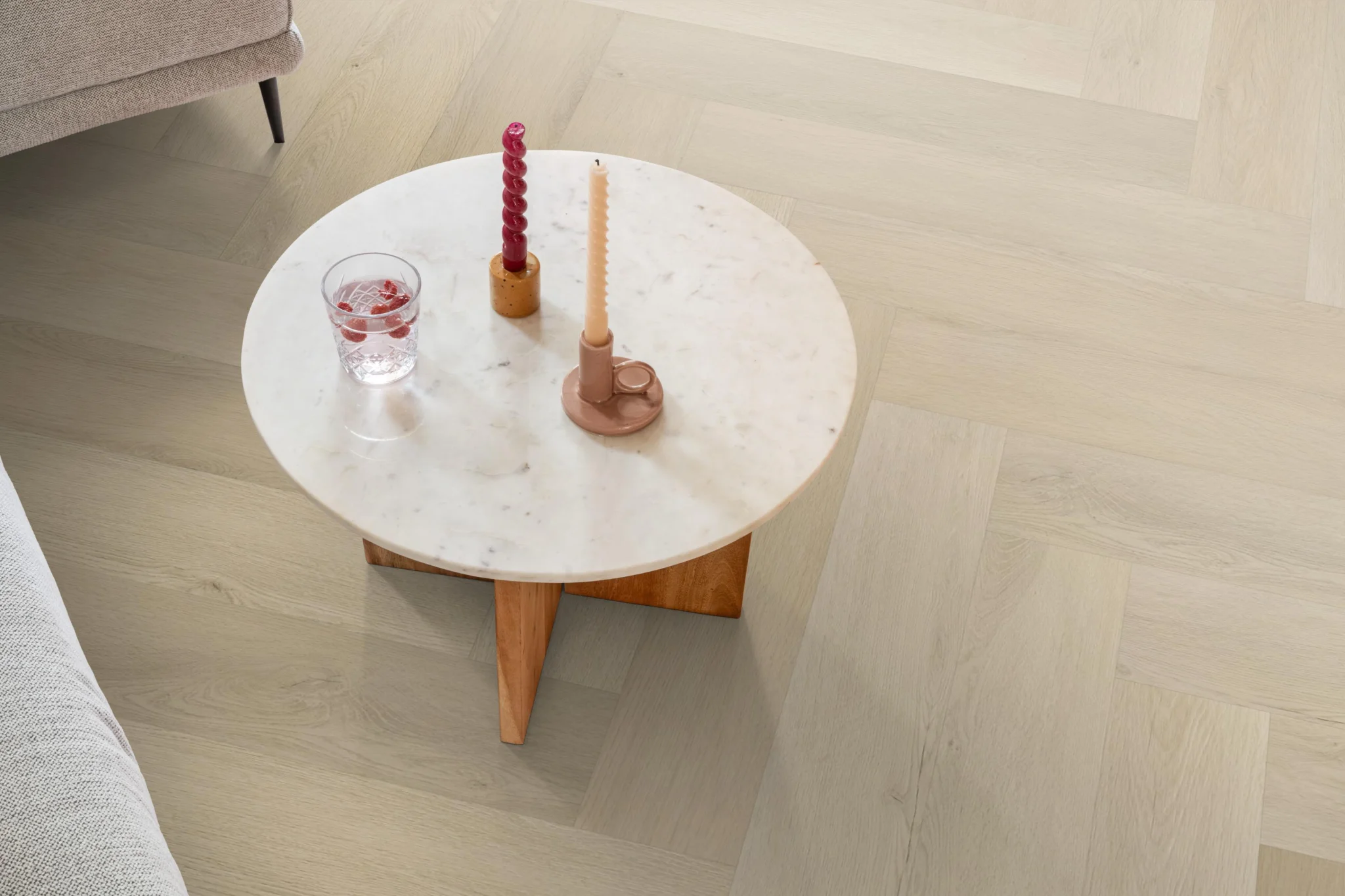 Ambiant Spigato xl Marento visgraat dryback beige - Afbeelding 3