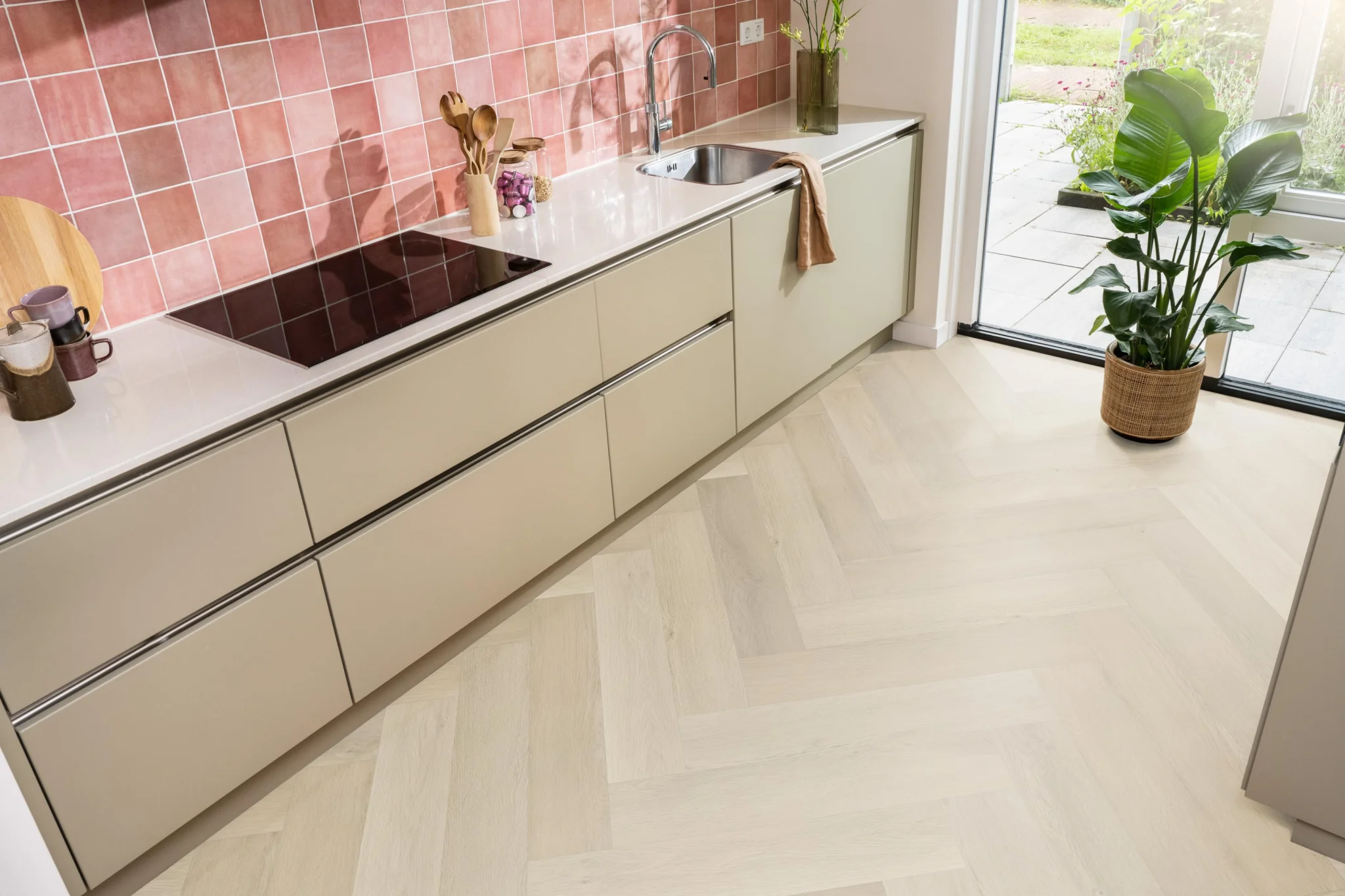 Ambiant Spigato xl Marento visgraat dryback beige - Afbeelding 5